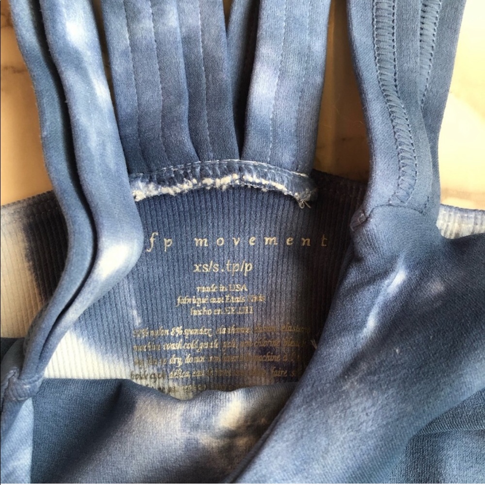 NWOT Free People On The Radar Tie Dye Sports Bra - Picture 4 of 6